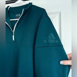 Adidas quarter zip pull over